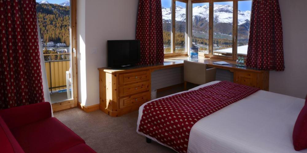 Hotel Schweizerhof Pontresina Bagian luar foto